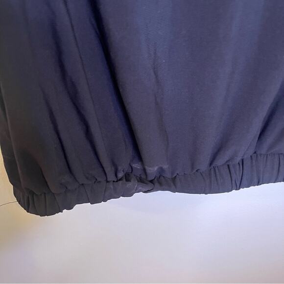 NY Collection Black Embellished Neckline Cutout Modest Blouse Short Sleeve PXL - Picture 2 of 11